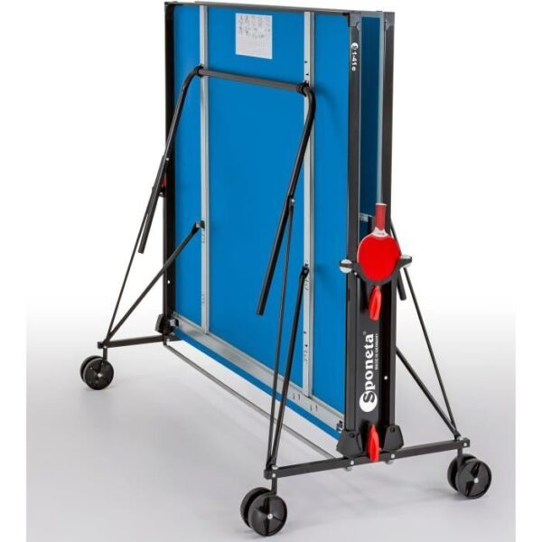 Second image of Table Tennis de Table – Table Ping Pong Compacte – Usage extérieur – Bleu et noir – SPONETA